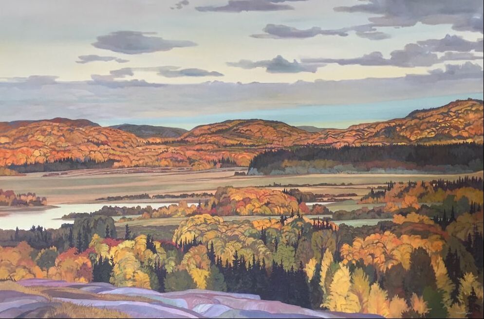 Richard Ferrier Canadian oil painting Evening, Madawaska Valley