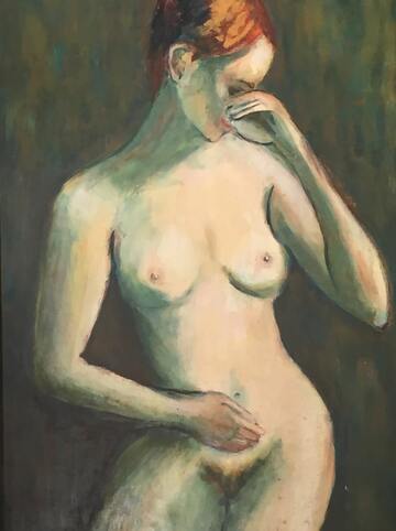 June Gulland Canadian Nude oil painting
